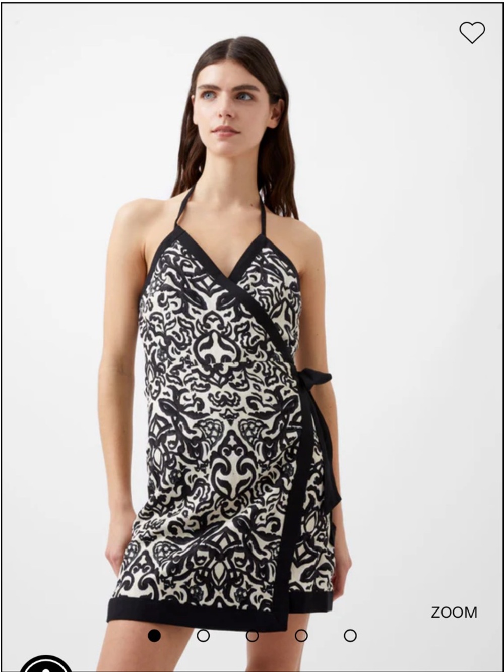 French Connection Wrap Mini Dress